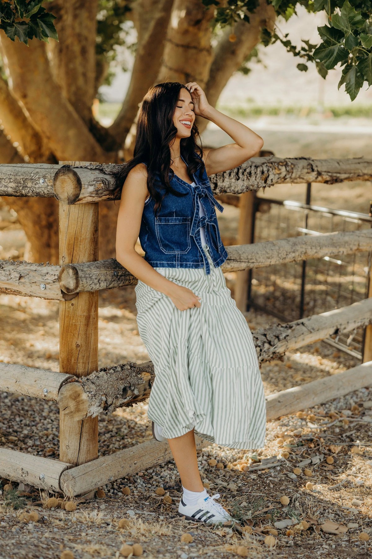 Denim Tie Vest, thumbnail 3