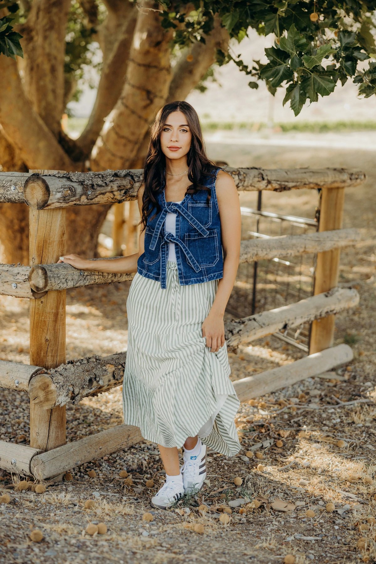 Denim Tie Vest, thumbnail 5