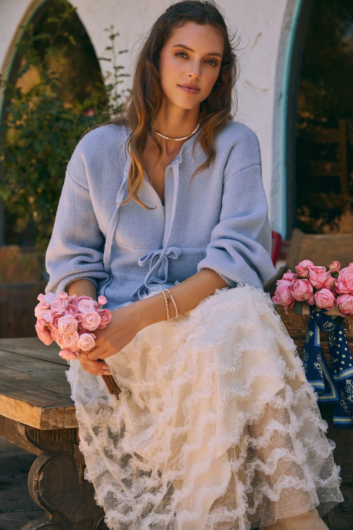 Ethereal Ruffle Maxi Skirt, thumbnail 9