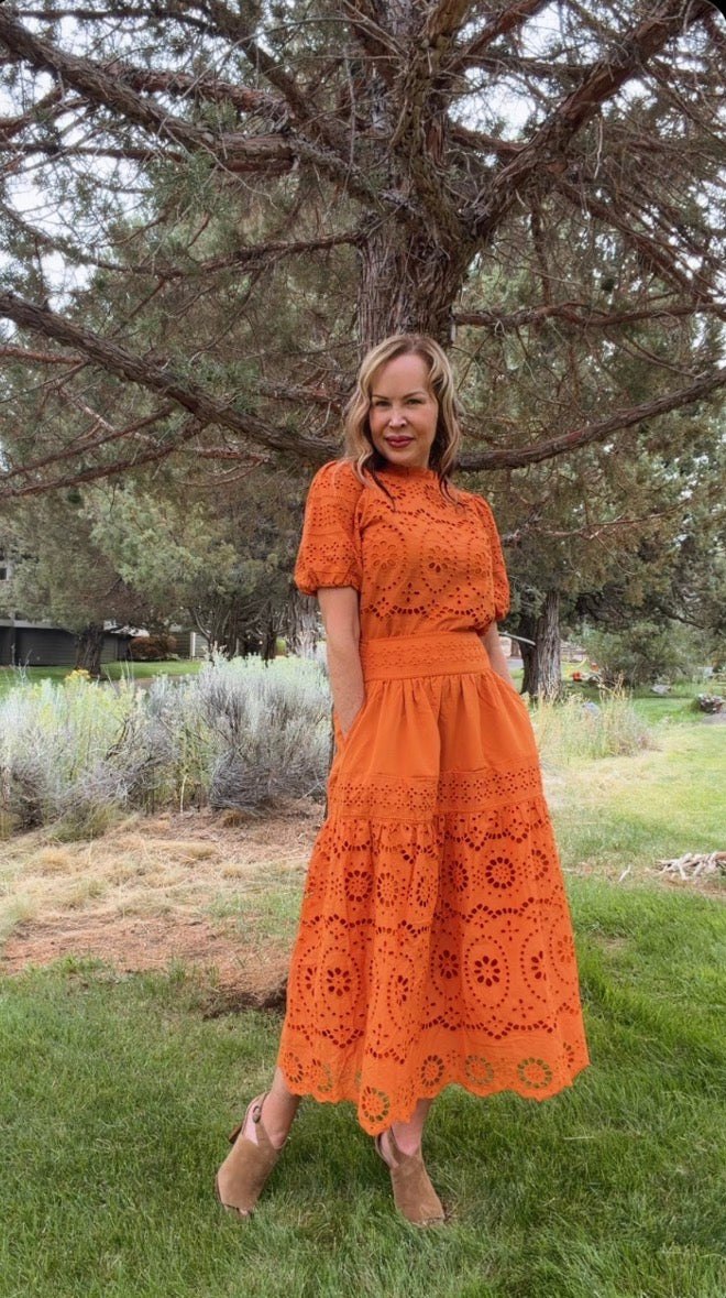 Ginger Eyelet Skirt and Top Set, thumbnail 9