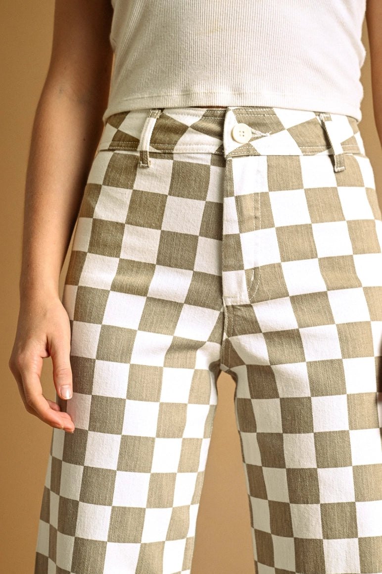 Gingham Cropped Pants, thumbnail 5