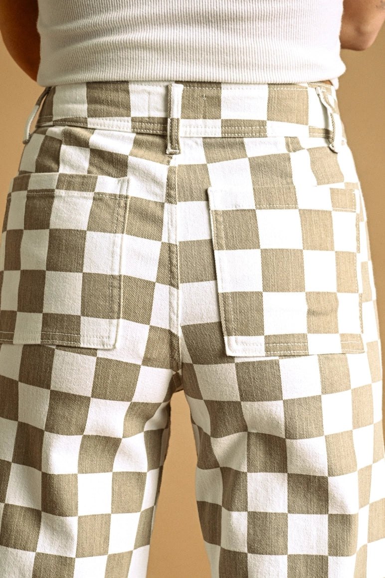 Gingham Cropped Pants, thumbnail 6