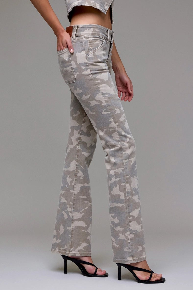 Hidden Camo Bootcut Jeans, alternate view
