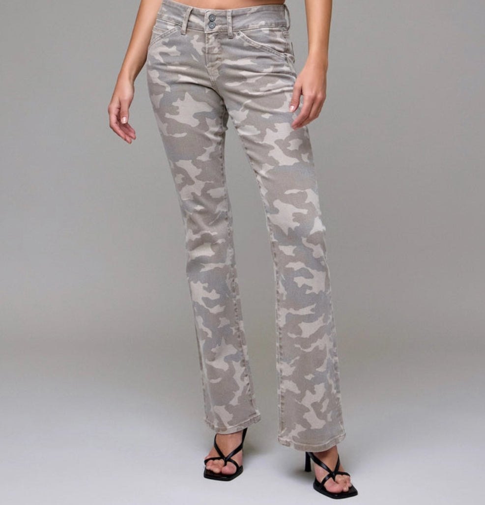 Hidden Camo Bootcut Jeans, thumbnail 6