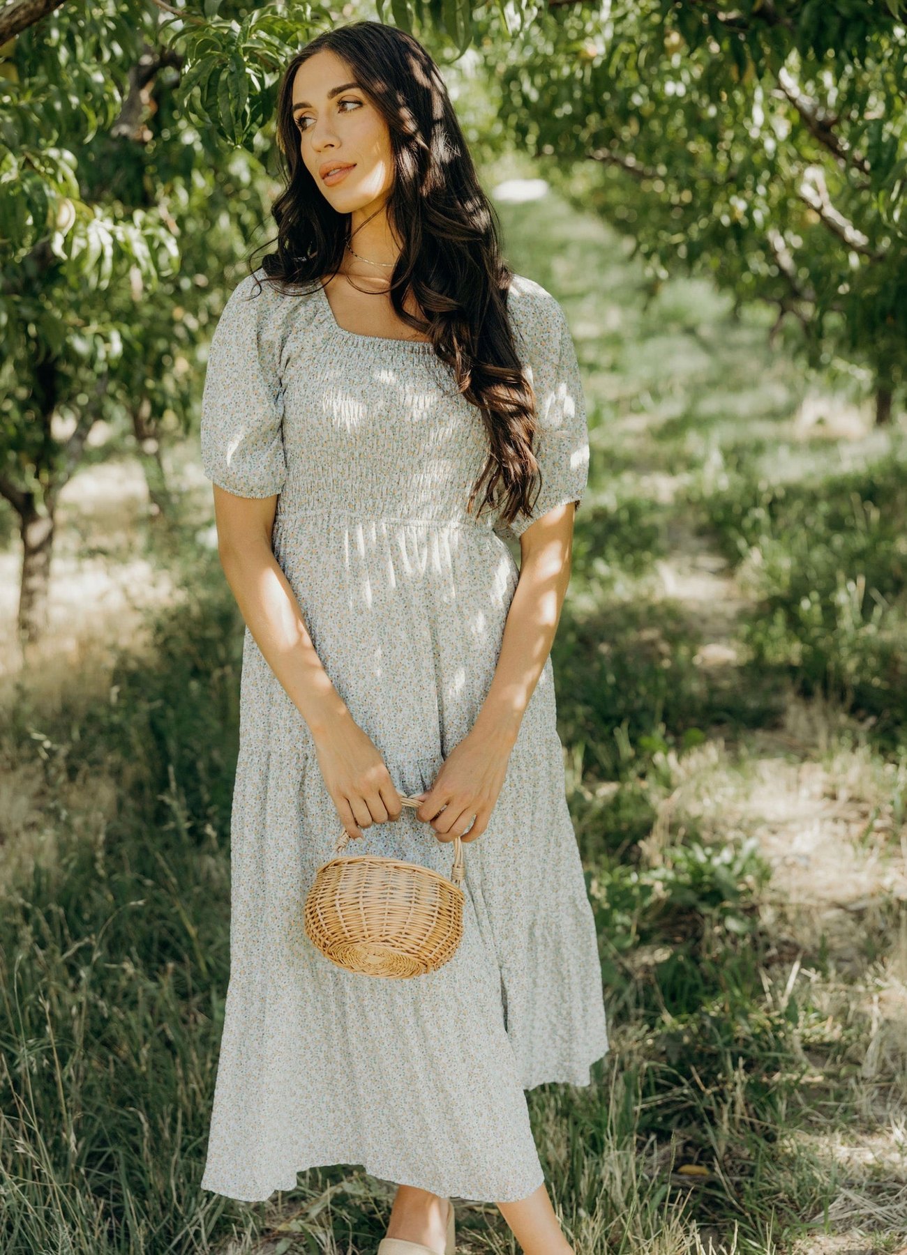 Indie Midi Dress in Honeybloom, thumbnail 3