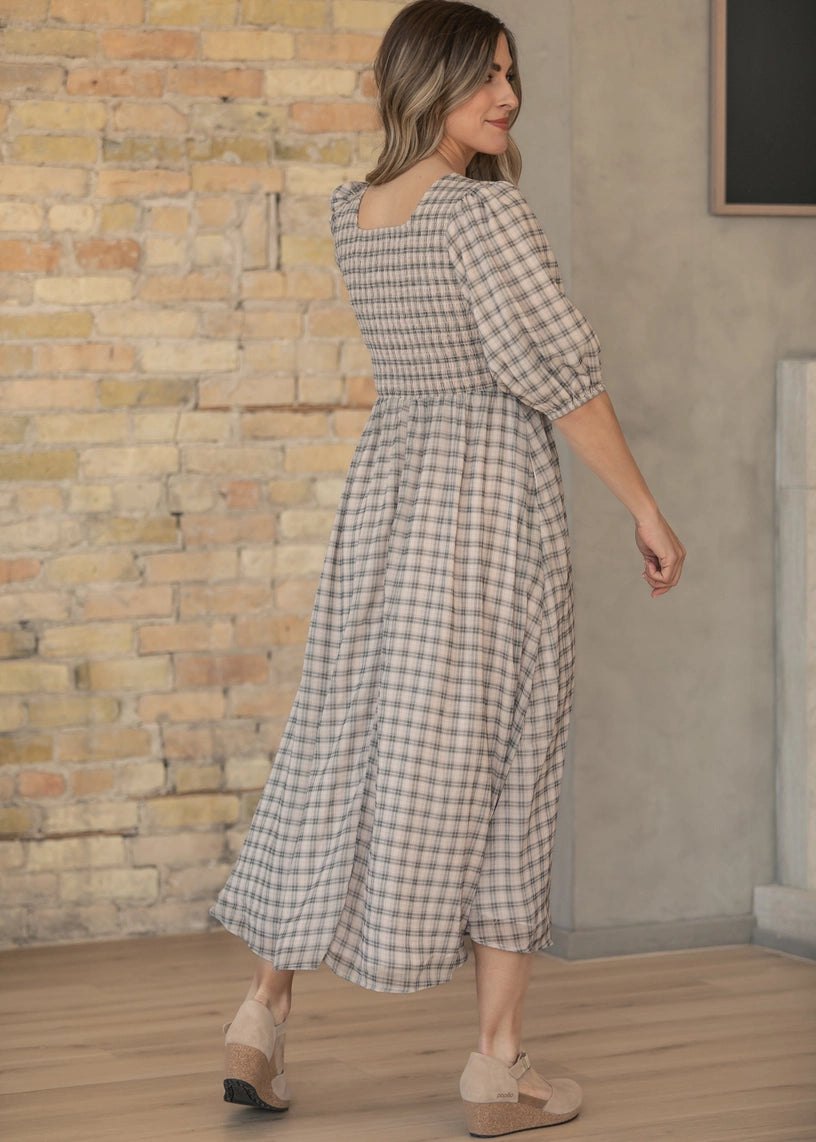 Kayleen Plaid Maxi dress, thumbnail 4