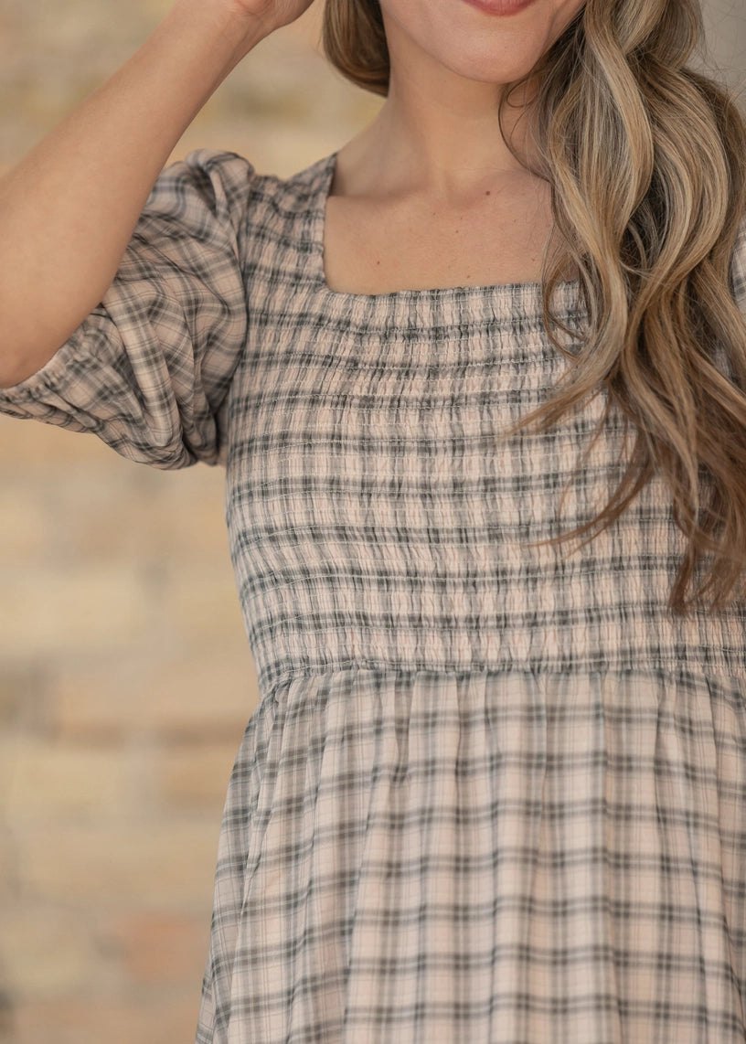 Kayleen Plaid Maxi dress, thumbnail 6