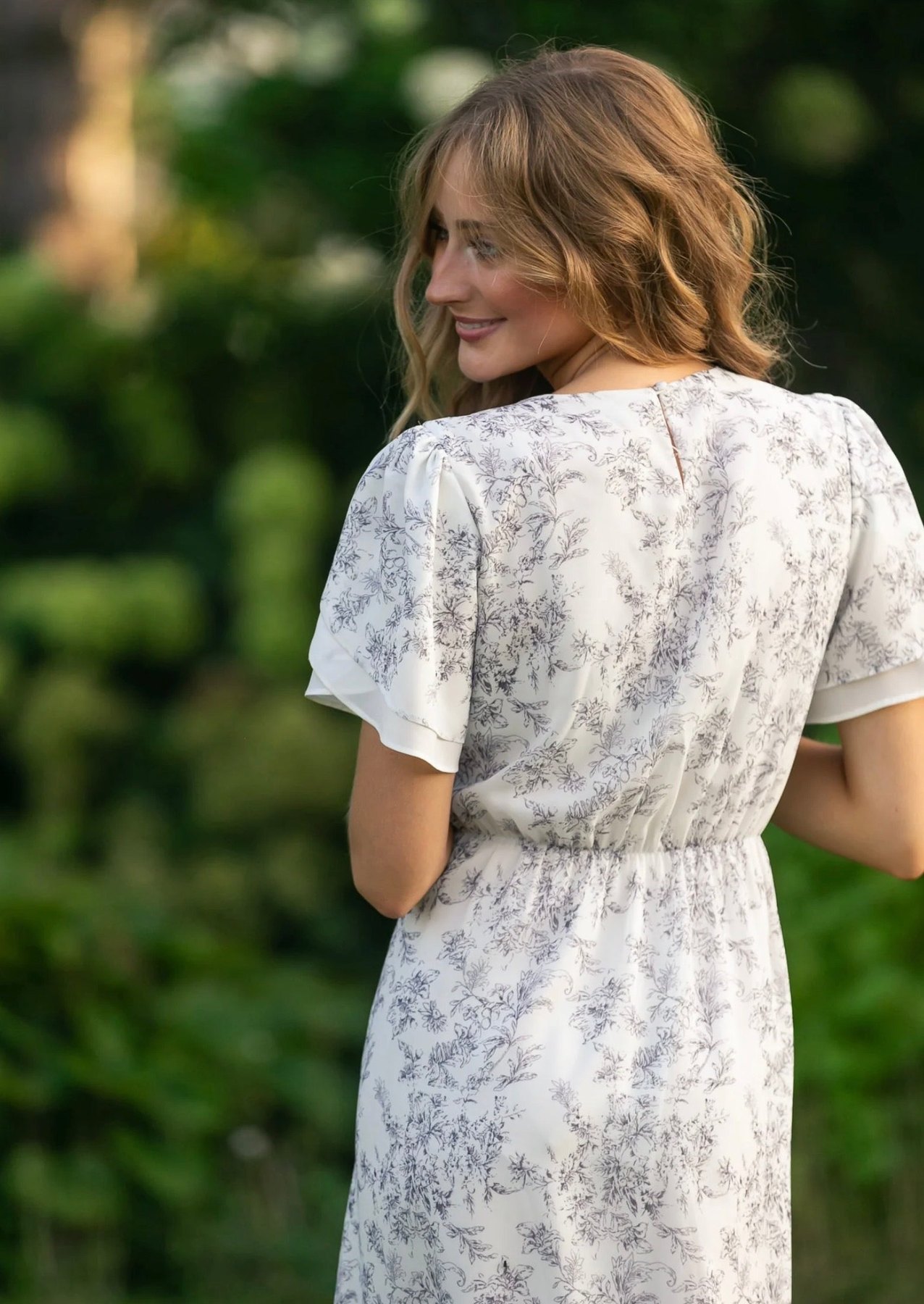 Maren modest maxi dress in grey, thumbnail 11
