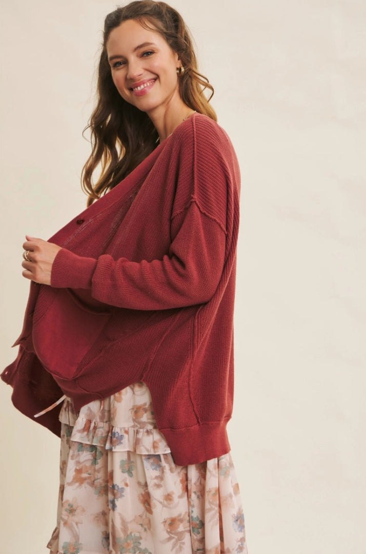 Oversized Comfy Cardigan, thumbnail 3