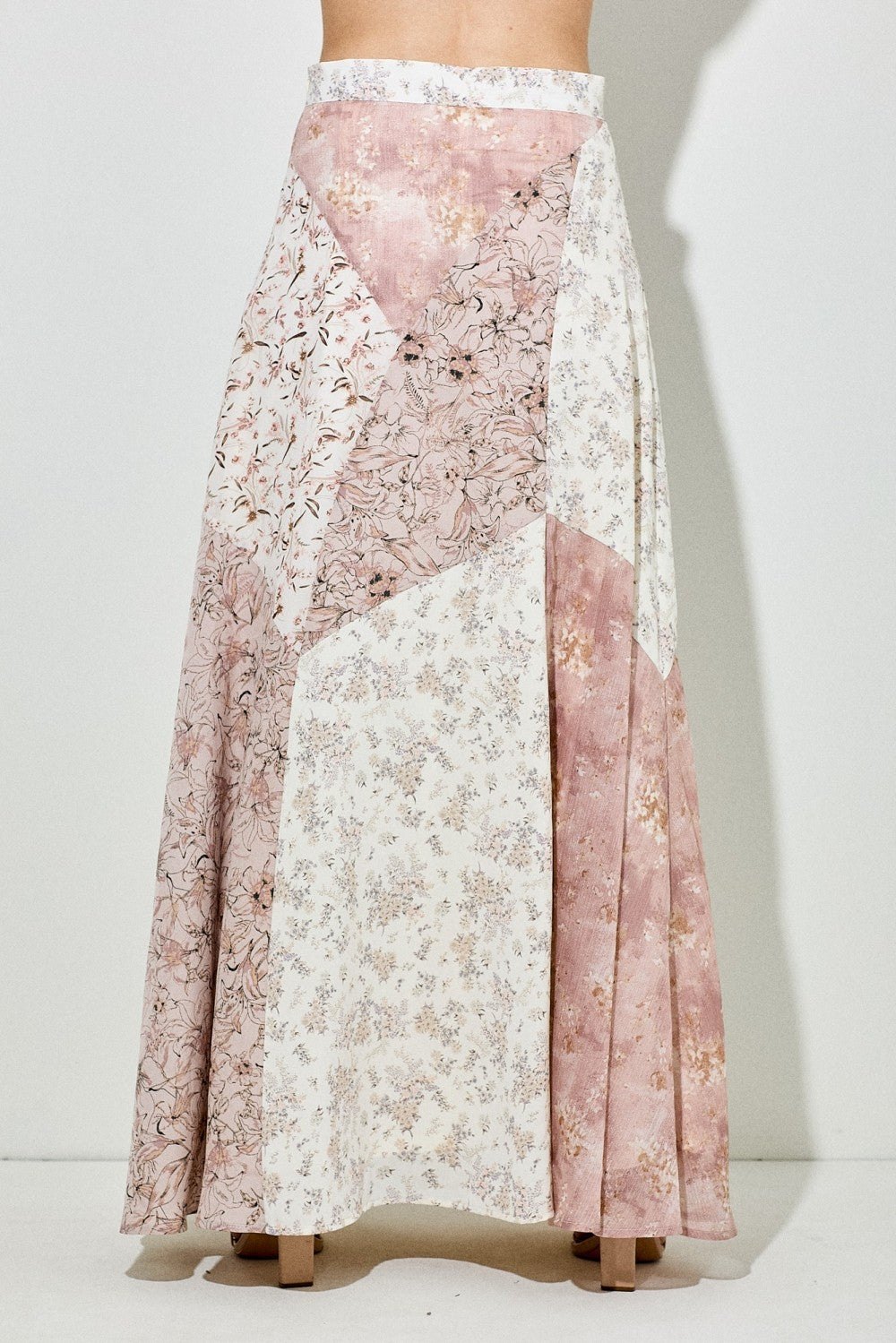 Patchwork Maxi Skirt, thumbnail 3