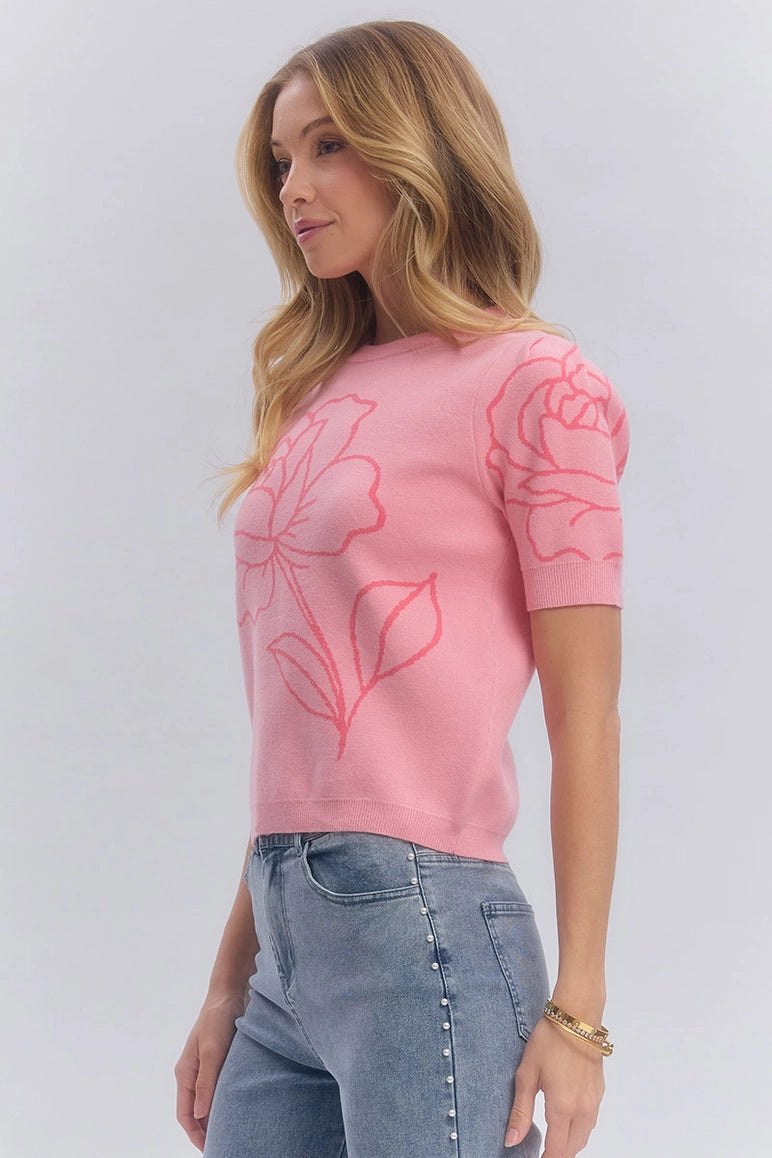 Pink Rose Sweater, thumbnail 9