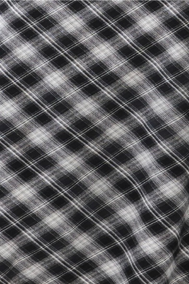 Black and White Plaid Maxi Skirt, thumbnail 4