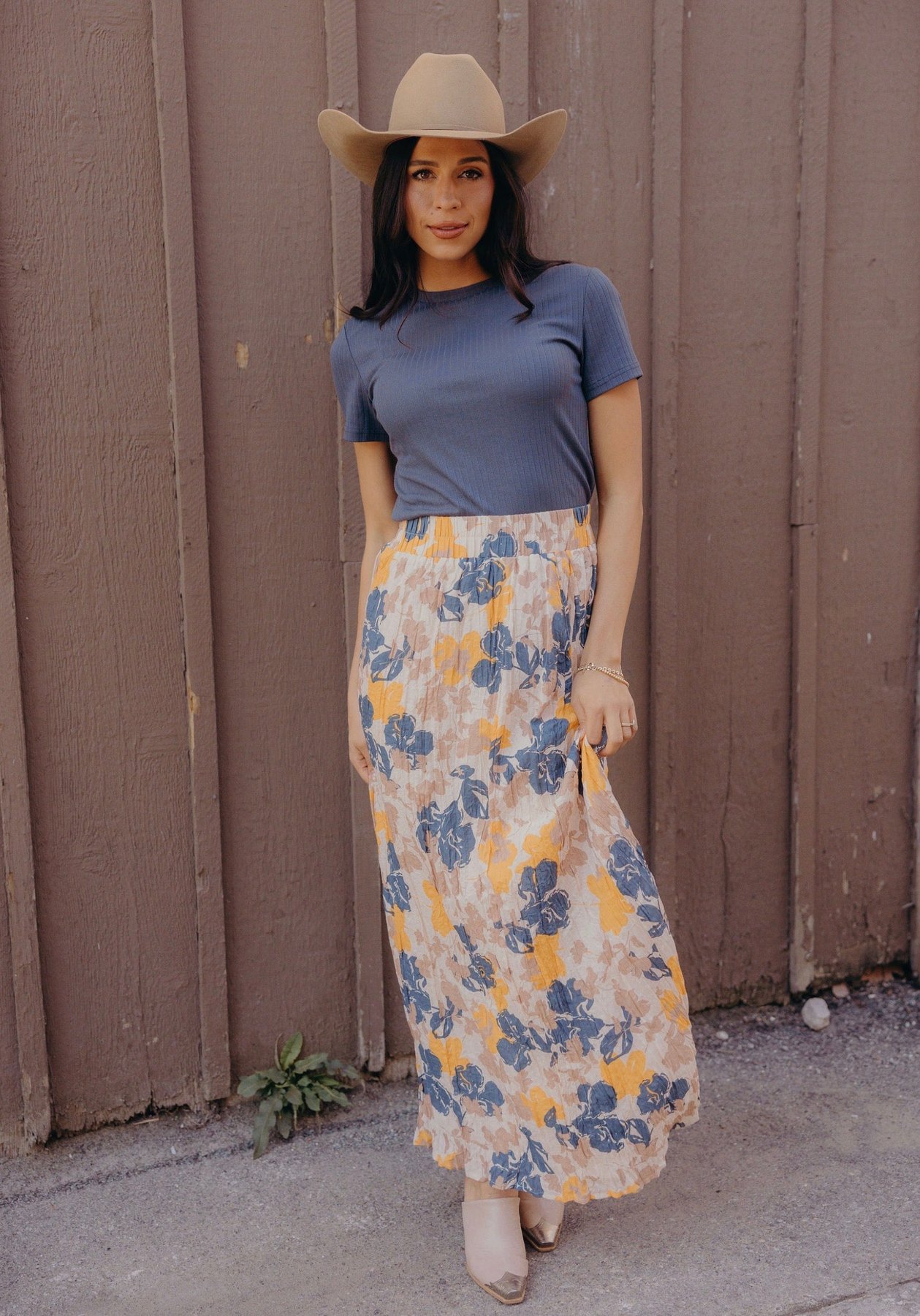 Pointelle Top in Moody, alternate view