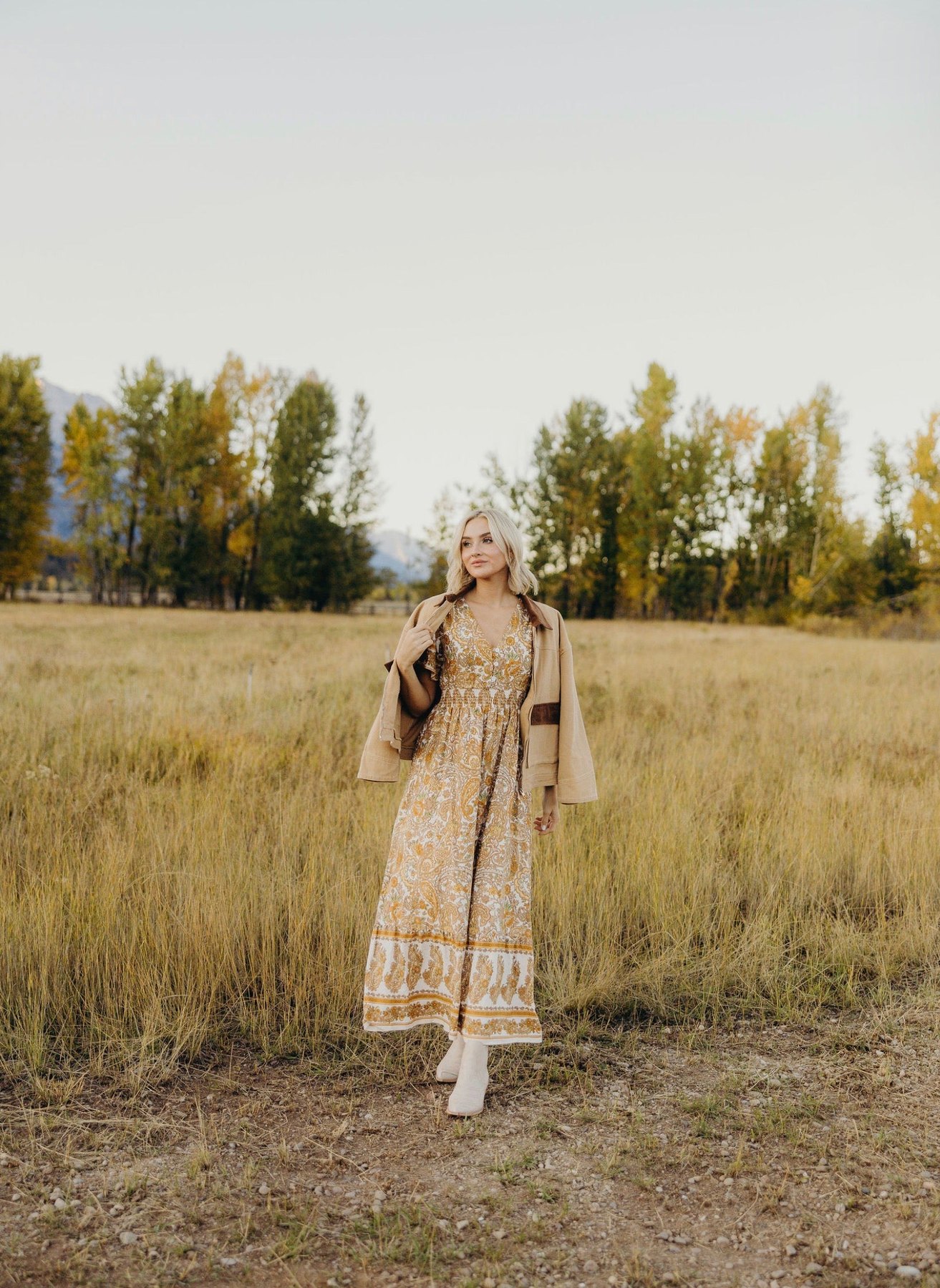 Reeves Maxi Dress in Golden Hour, thumbnail 4
