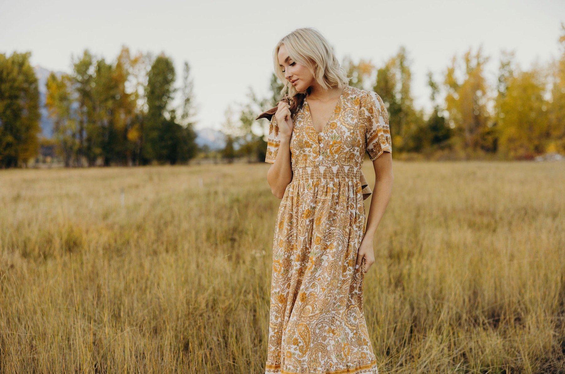 Reeves Maxi Dress in Golden Hour, thumbnail 5