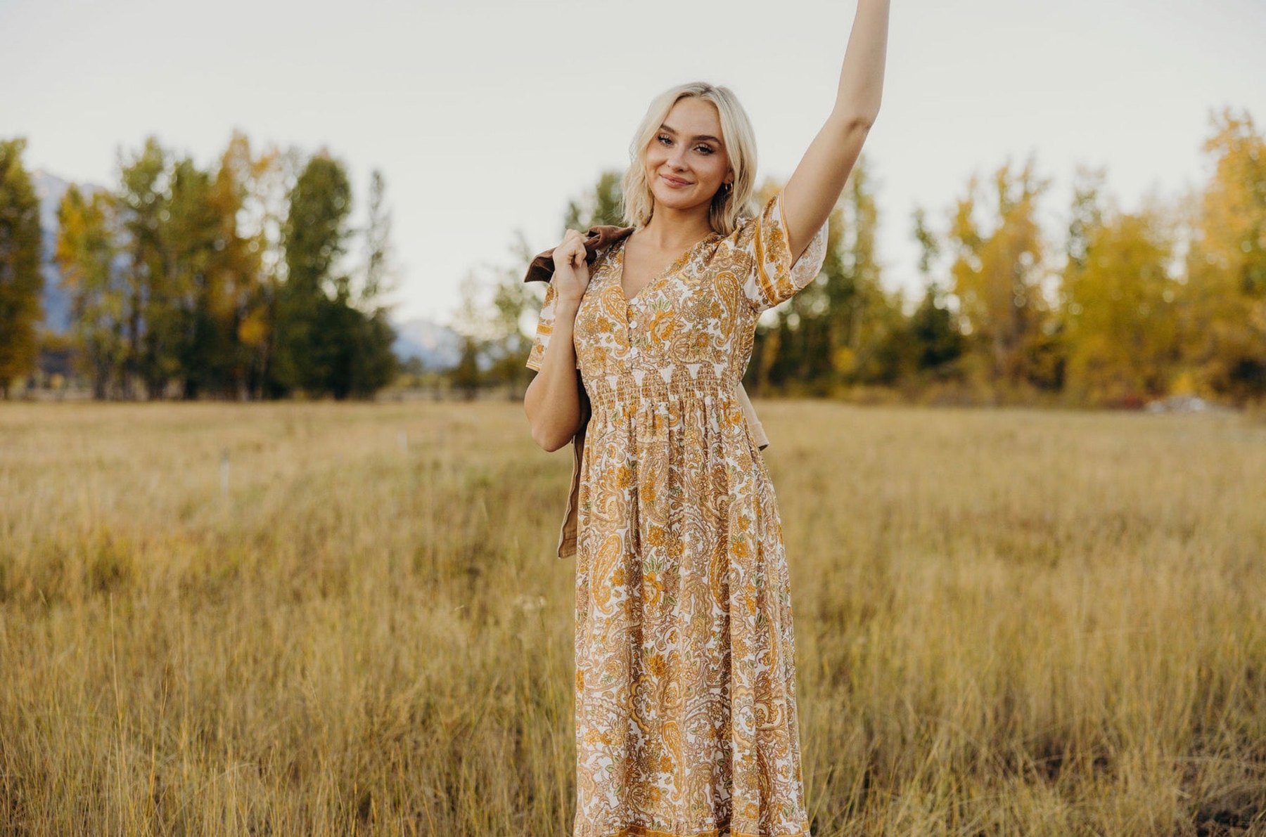Reeves Maxi Dress in Golden Hour, thumbnail 6