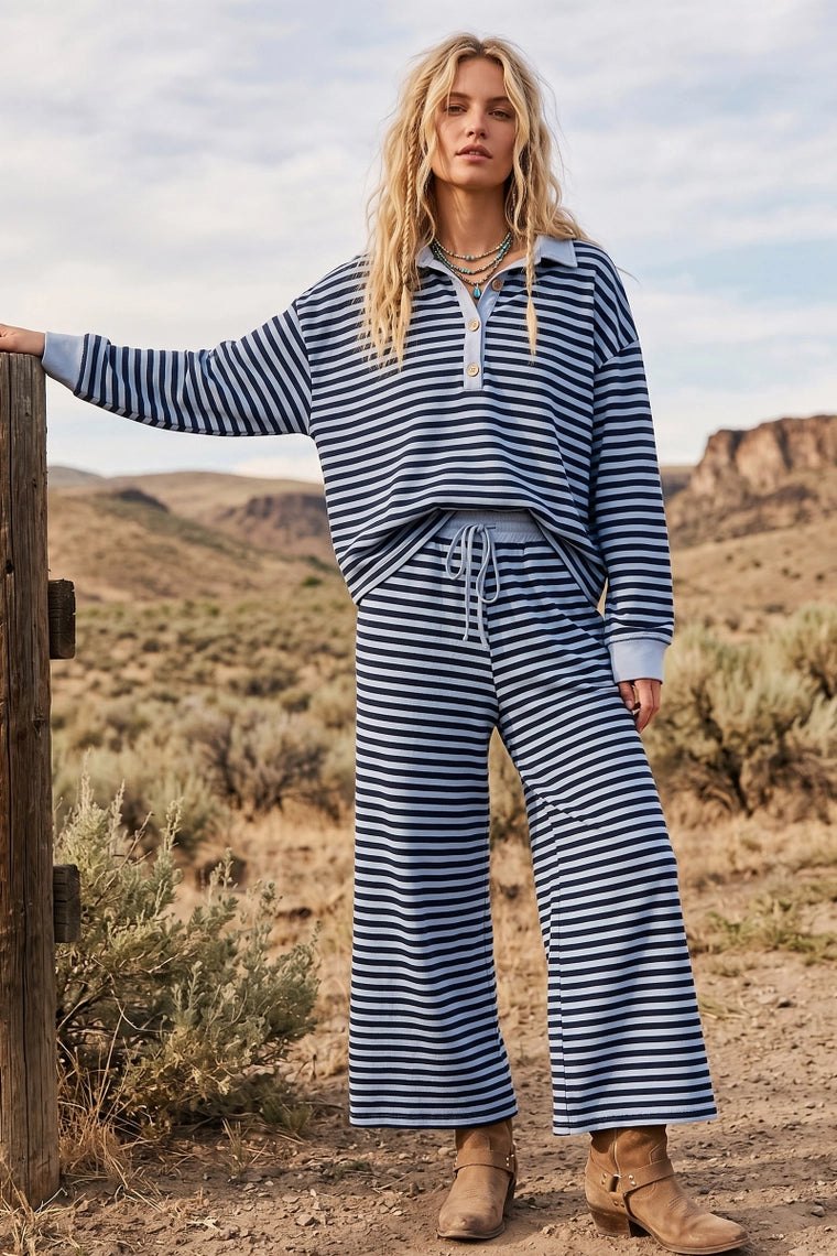 Harbor Striped Lounge Set, thumbnail 4