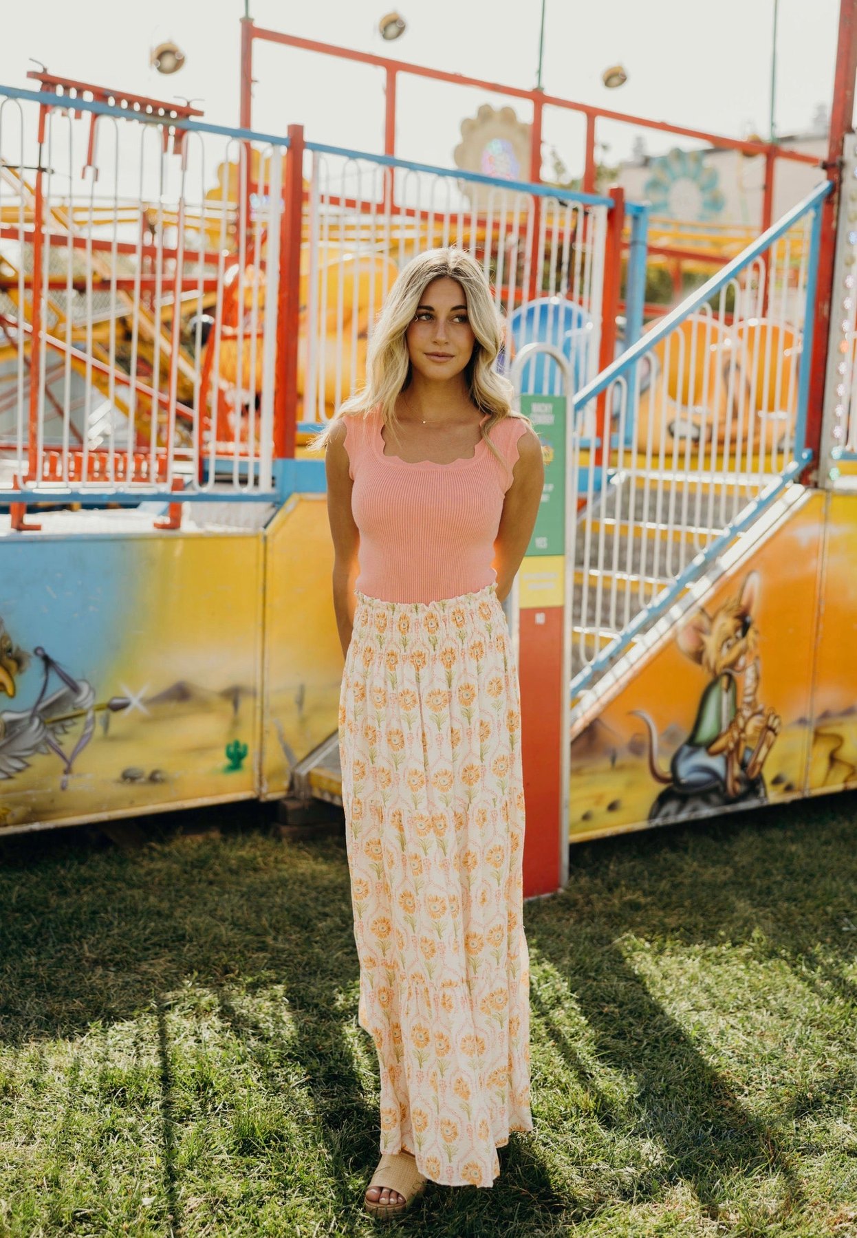 Sweater Tank in Flamingo, thumbnail 3