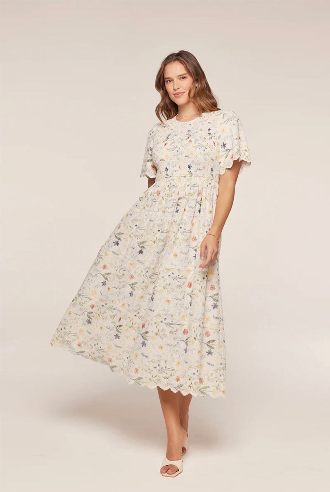 Wildflower Grace Midi Dress
